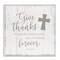 Stupell Industries Give Thanks Religious Proverb Wall Plaque By CAD Designs